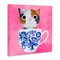 Stupell Industries Whimsical Teacup Kitten Canvas, design by Angie Rozelaar